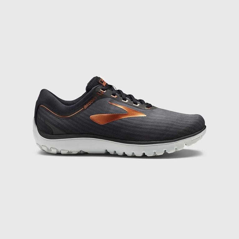 Brooks Pureflow 7 Israel - Men's Road Running Shoes - Grey (02517-PKJL)